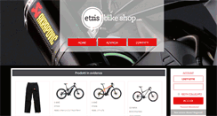 Desktop Screenshot of etzisbikeshop.com